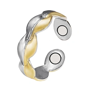 Wollet Magnetic Copper Ring Arthritis Women Pure Copper Rings for Women Adjustable Health with 3PCS Magnets