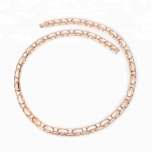 Wollet Fashion Jewelry Wholesale Health Magnetic Germanium Element Titanium Necklace