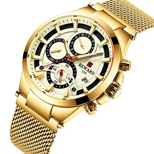 Wollet Multifunctional Sports Waterproof Mesh Strap Men's Watch