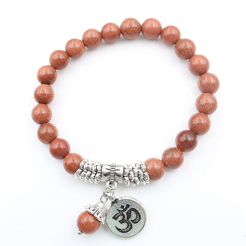 Wollet 8MM Fashion Brand Luxury Natural Stone Healing Crystal Stretch Beaded Bracelet Women Men Handmade Gemstone Round Bracelet