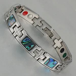 2014 316l stainless steel fashion magnetic bracelet for serving wholesale harley davidson jewelry