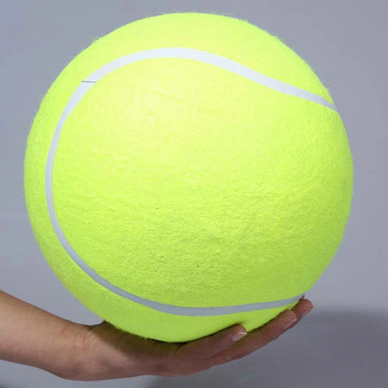 Wollet 24cm 9.5 inch inflatable pet tennis toy bite ball