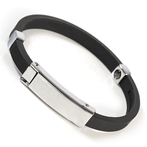 Wollet Fashion Health Energy Adjustable Silicone Magnetic Bracelet