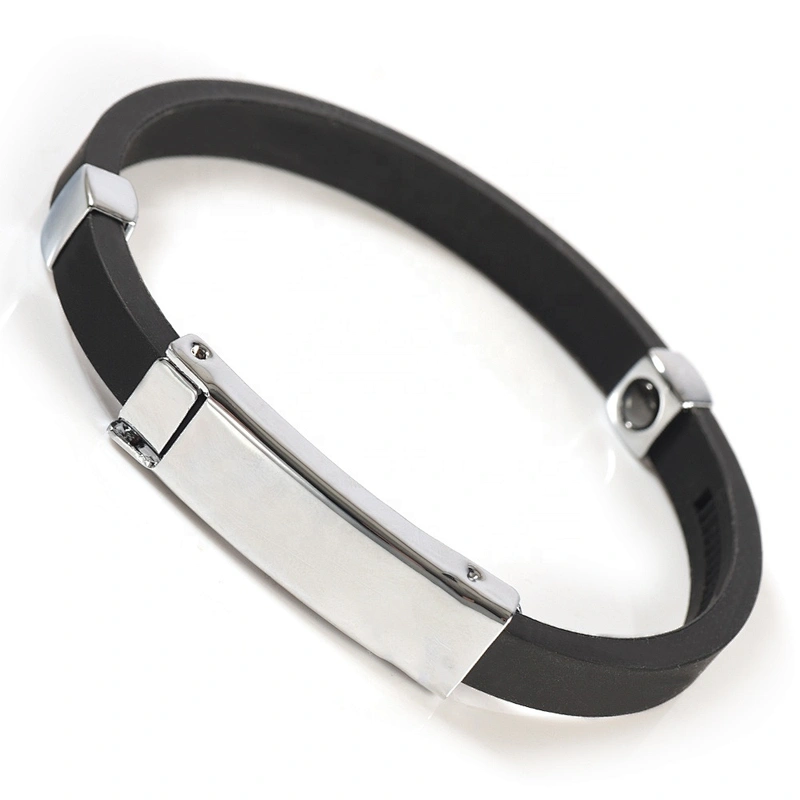 Wollet Fashion Health Energy Adjustable Silicone Magnetic Bracelet