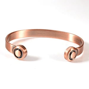 Wollet Wholesale Arthritis Pain Relief Therapy Healthy Mens Copper Magnetic Bracelet