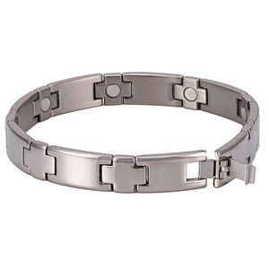 Wollet Hot Sale Health Blood Pressure Stainless Steel Bio Neodymium Magnetic Bracelet
