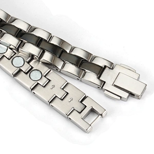 Wollet Health 2500 Gauss Strong Magnetic Neodymium Magnet Titanium Energy Bracelet