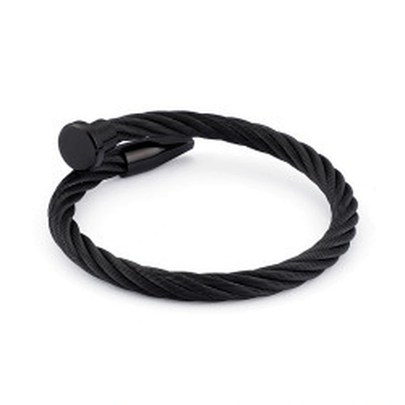 Wollet Fashion Trend Multi-color Women's Stianless Steel Nail Open Bracelet