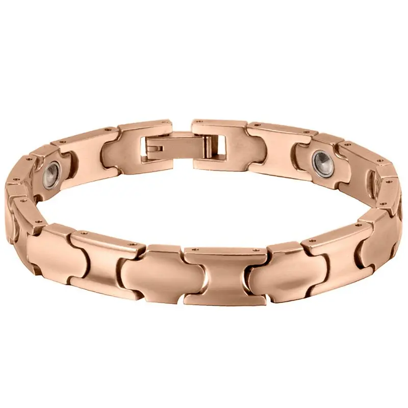 Wollet Health 99.999% Germanium Gold Plated Titanium Bracelet For Men Women