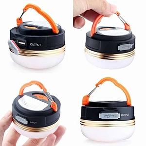 Wollet Outdoor LED Emergency Camp Lantern USB Rechargeable Portable Tent Light New Waterproof Lighting Camping Lantern