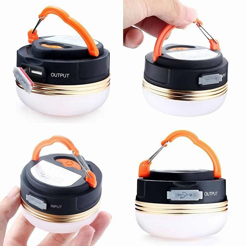 Wollet Outdoor LED Emergency Camp Lantern USB Rechargeable Portable Tent Light New Waterproof Lighting Camping Lantern