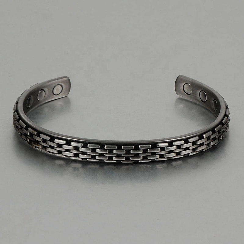 Hot item promotional bracelet 2014 shenzhen manufacturer magnetic copper bracelet in wholesale website