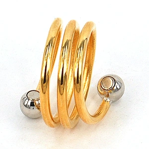 Fashion Stylish Hovered Magnetic Copper Ring