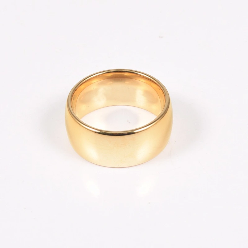 Wollet 2018 new Fashion Couple Wedding Gold Plated Tungsten Ring