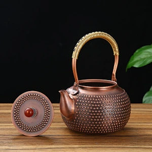 Wollet 1450ML Simple Handmade Copper Teapot with Boiling Water
