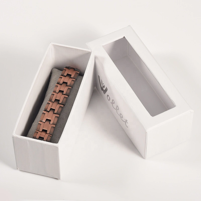 Wollet Wholesale Health Double Row Bio Magnetic Copper Bracelet For Men Jewelry