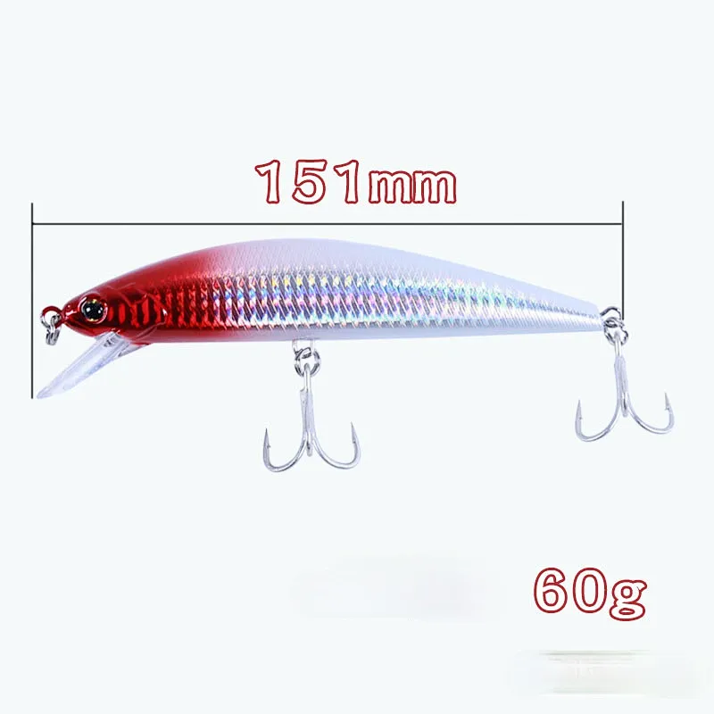 Wollet 60g sea fishing submerged Minoruya hard bait bionic sea fishing bait