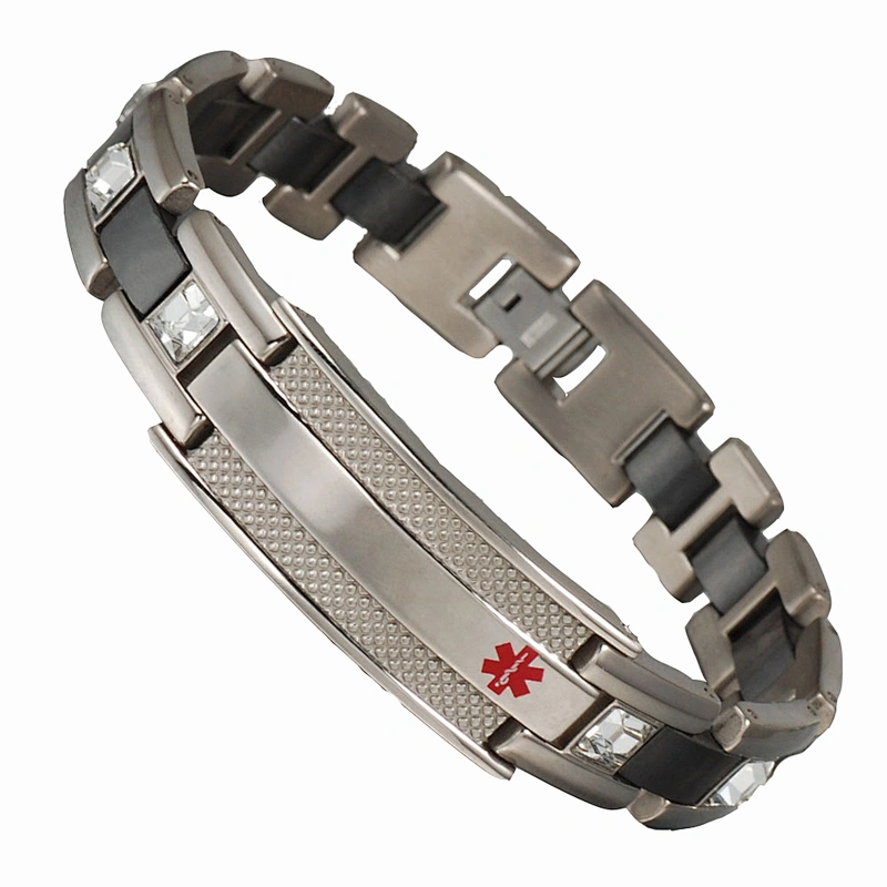 wollet new ceramic stainless steel bio power bracelet for sale