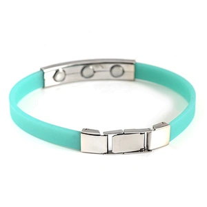 Wollet Fashion Multi-Colour Bio Magnetic Stainless Steel Silicone Bracelet For Children