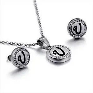 Rose Gold Plated Fashion Women Stainless Steel China Imitation Jewellery