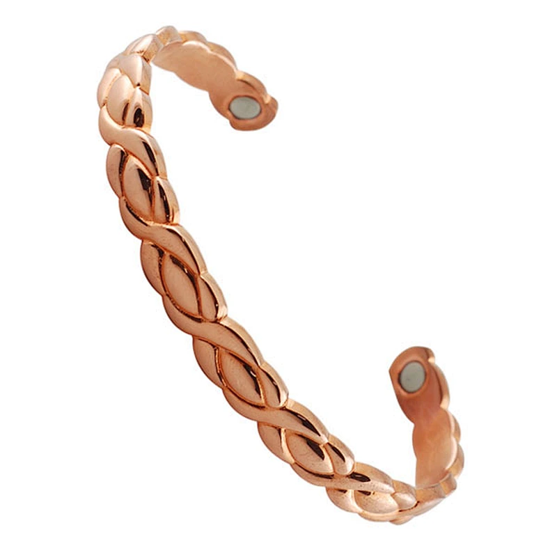 Men Silver wire bangle
