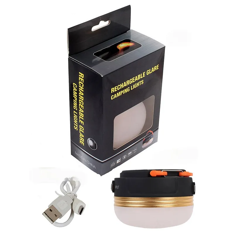 Wollet Outdoor LED Emergency Camp Lantern USB Rechargeable Portable Tent Light New Waterproof Lighting Camping Lantern