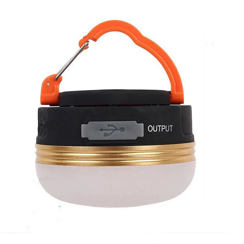 Wollet Outdoor LED Emergency Camp Lantern USB Rechargeable Portable Tent Light New Waterproof Lighting Camping Lantern