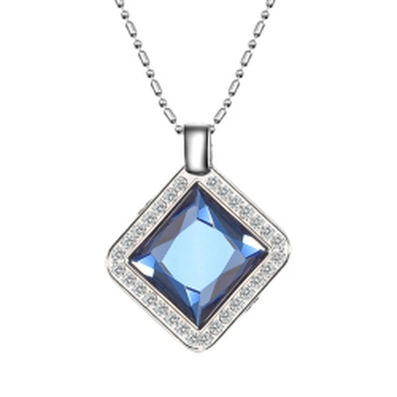 Wollet New Design Fashion Blue Zircon Negative Ion Original Energy Health Pendant