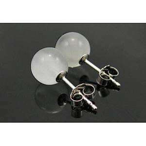 Wollet New Design Fashion Korean Version Of The Simple Opal Earrings Soft Personality Creative Opal Earrings