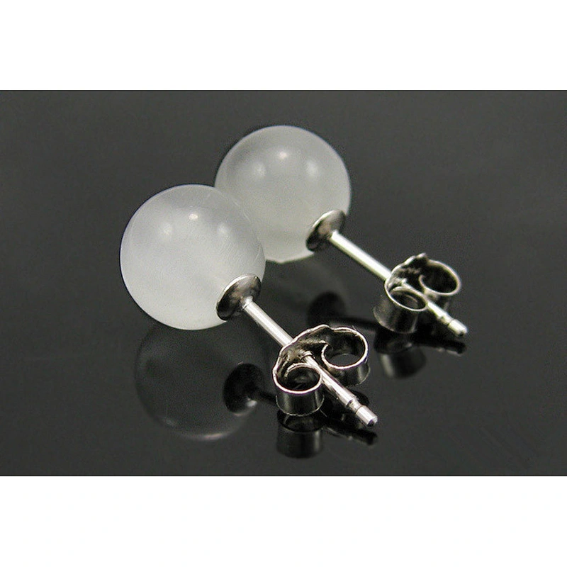 Wollet New Design Fashion Korean Version Of The Simple Opal Earrings Soft Personality Creative Opal Earrings