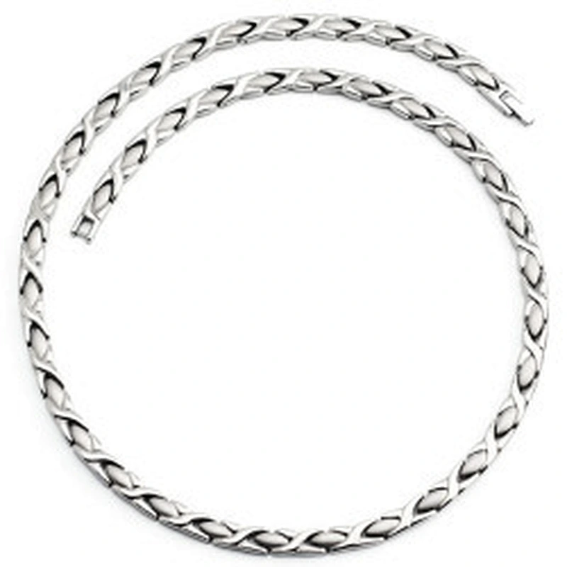 Wholesale high quality titanium choker bracelet chain