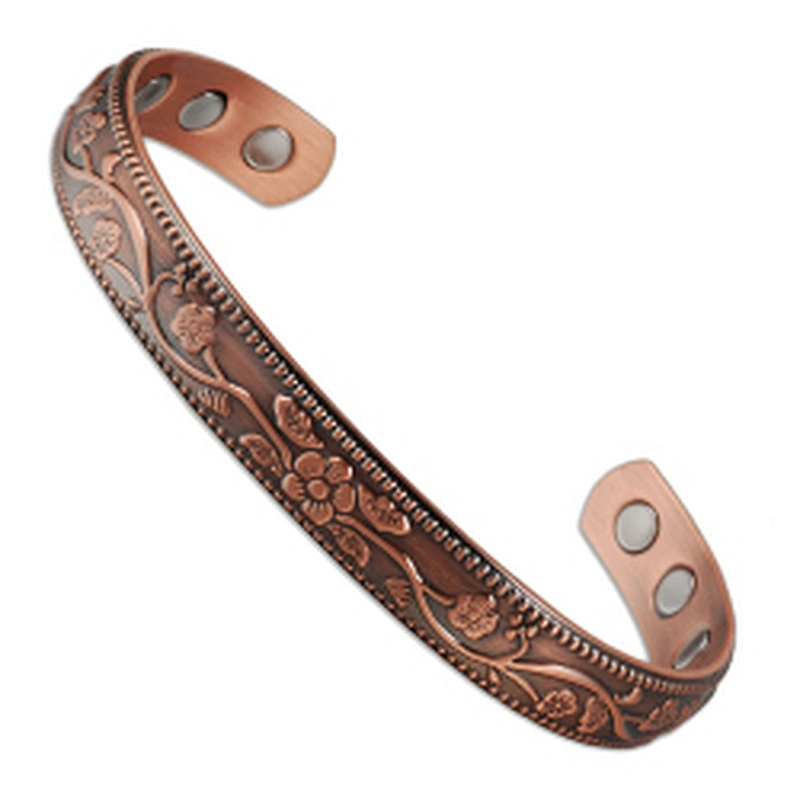 China factory fashion designs FACTORY PRICES copper magnetic bracelets benefits