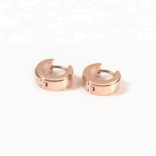 Wollet Wholesale Fashion Gold Plated 316L Stainless Steel Earring