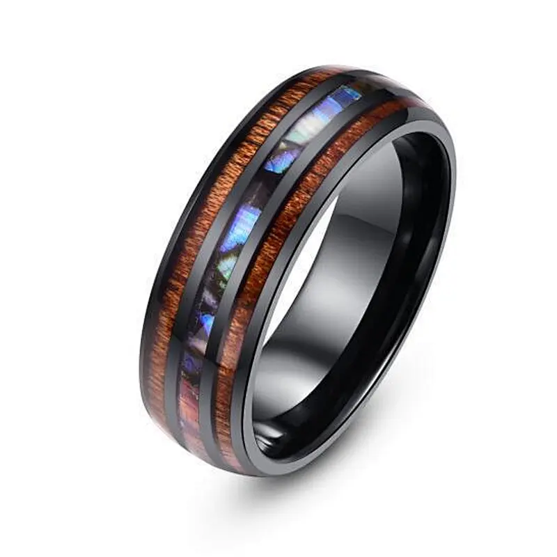Wollet New Fashion Stainless Steel Dragon Ring with Diamonds