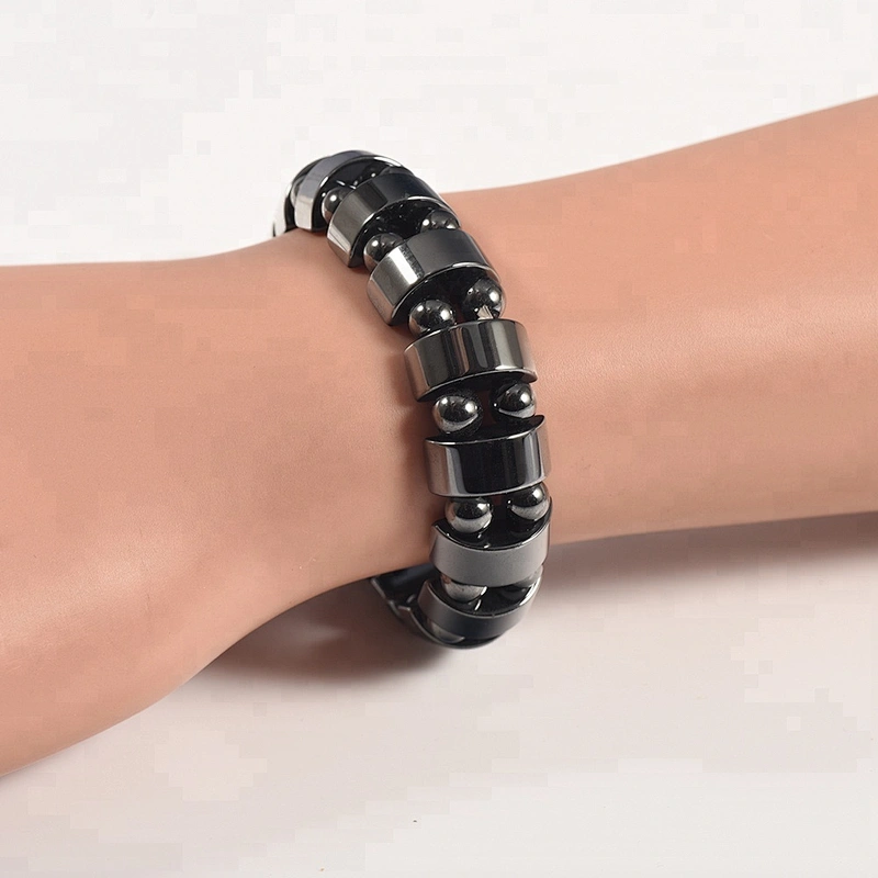 Wollet Hematite Powerful Magnetic Bracelet for Arthritis Pain Relief or for Sports Related Therapy