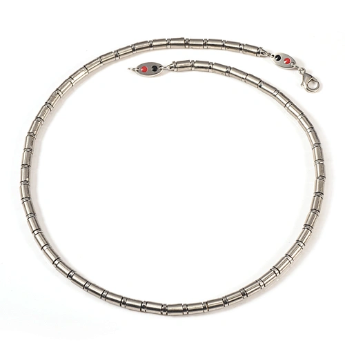 Wollet Health Energy Power Infrared Germanium Powder Stainless Steel Necklace