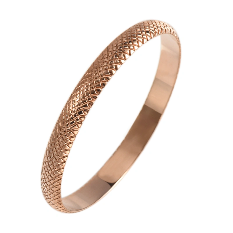 Wollet New Fashion 316l Stainless Steel Gold Bracelet Bangle For Mens And Women