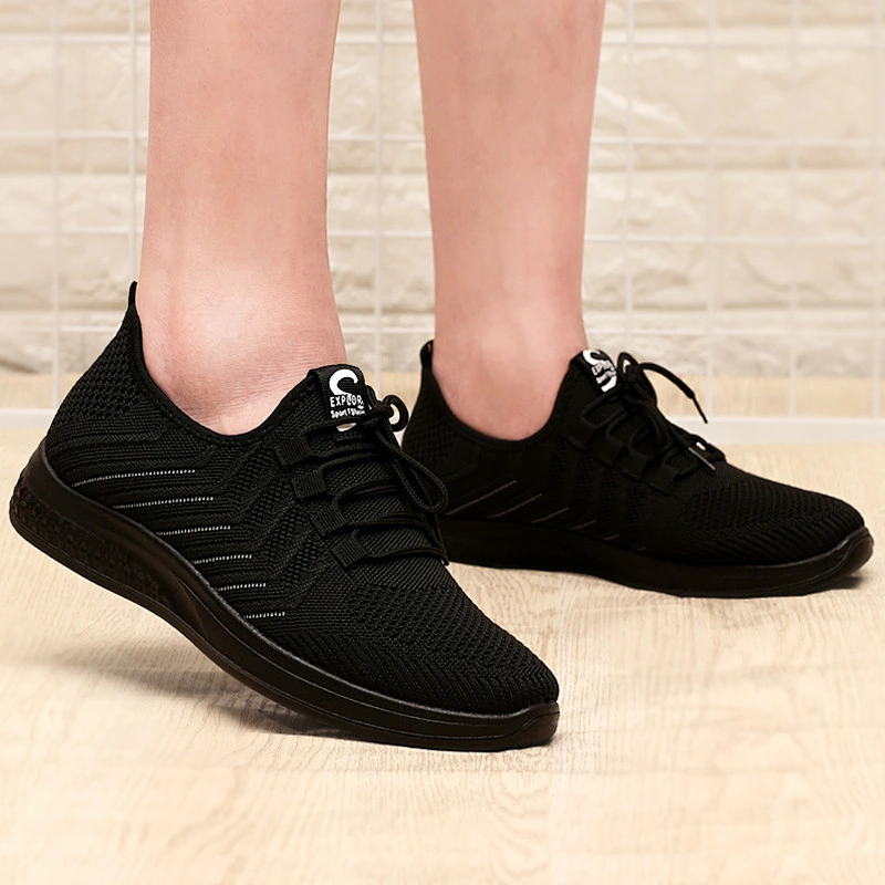 Wollet Spring Men Sports Casual Shoes Popular Deodorant Soft-soled Running Shoes