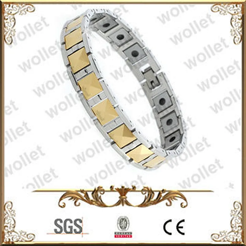 Alibaba Hot Sale Cable Magnetic Bracelet metal charms for paracord bracelets wrist band