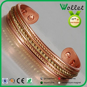 Copper magnetic power energy bracelet for people healthy