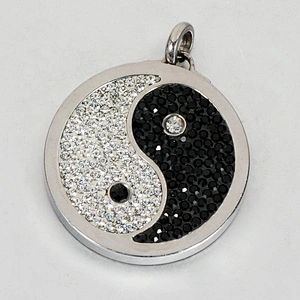 2014 Bulk Sale Black Enamel magnetic pendants quantum science pendant side effects