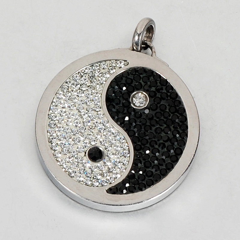 2014 Bulk Sale Black Enamel magnetic pendants quantum science pendant side effects