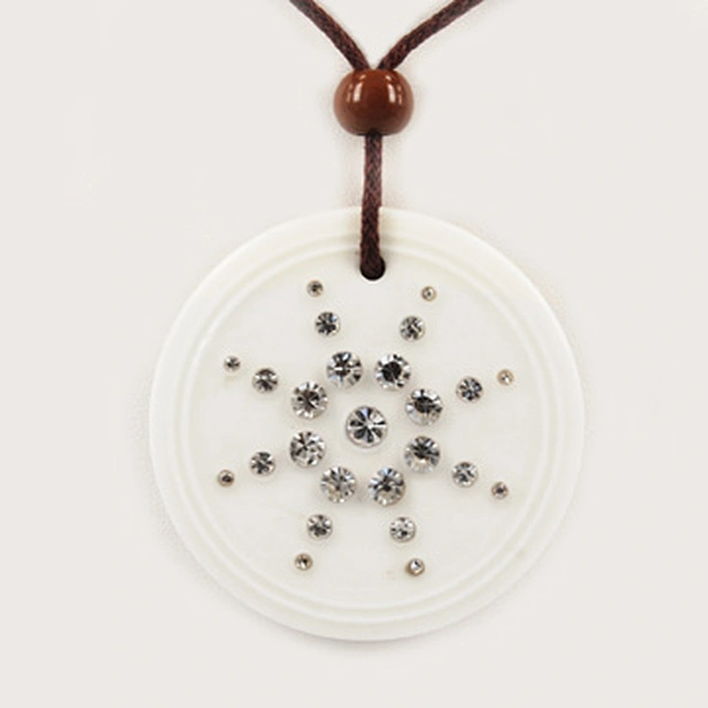 fashion new products products titanium pendant with cubic zirconia stone