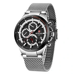 Wollet Multifunctional Sports Waterproof Mesh Strap Men's Watch