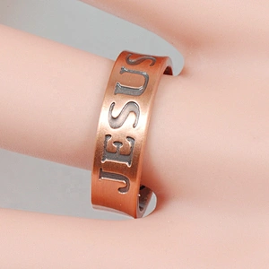 Wollet Magnetic Copper Ring Arthritis Women Pure Copper Rings for Women Adjustable Health with 3PCS Magnets