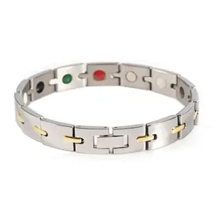 Wollet Cool Jewelry Health Germanium Bio Magnetic Tungsten Bracelet For Men Women