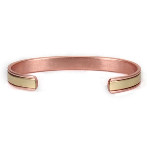 Wollet Healthy Double Color 99.95% Copper Bio Magnetic Bangle