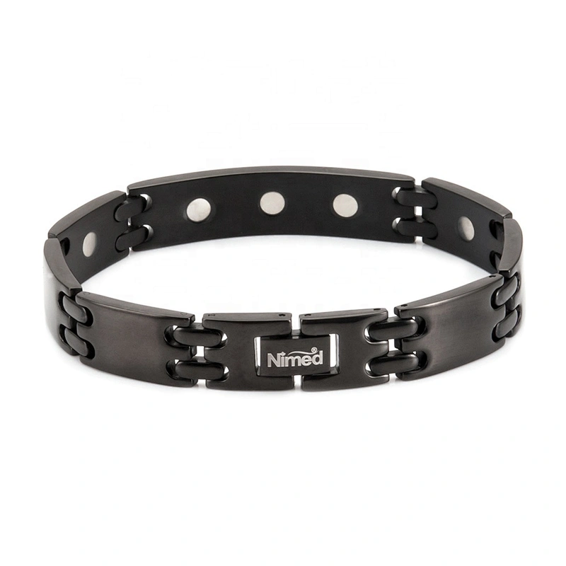 Wollet wholesale fashion jewelry custom magnetic bracelet men stainless steel bracelet