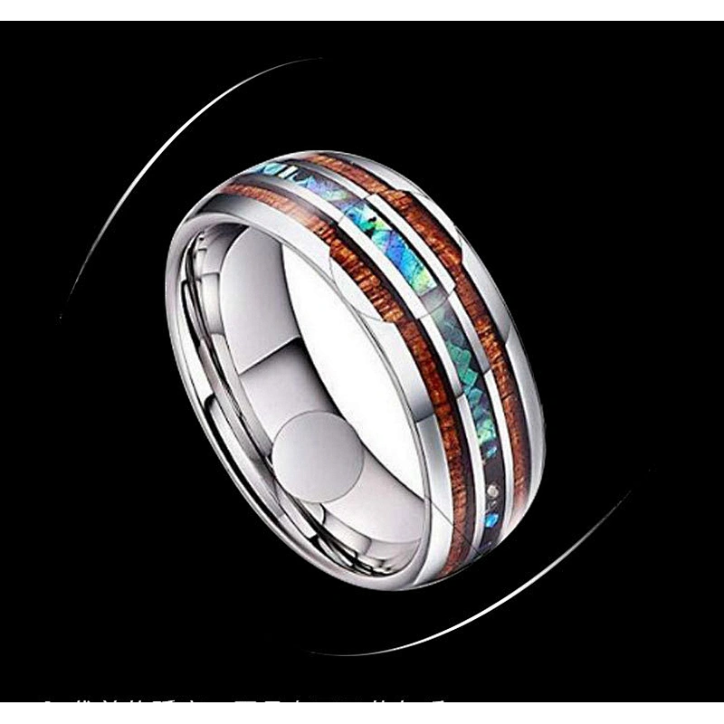Wollet New Fashion Stainless Steel Dragon Ring with Diamonds