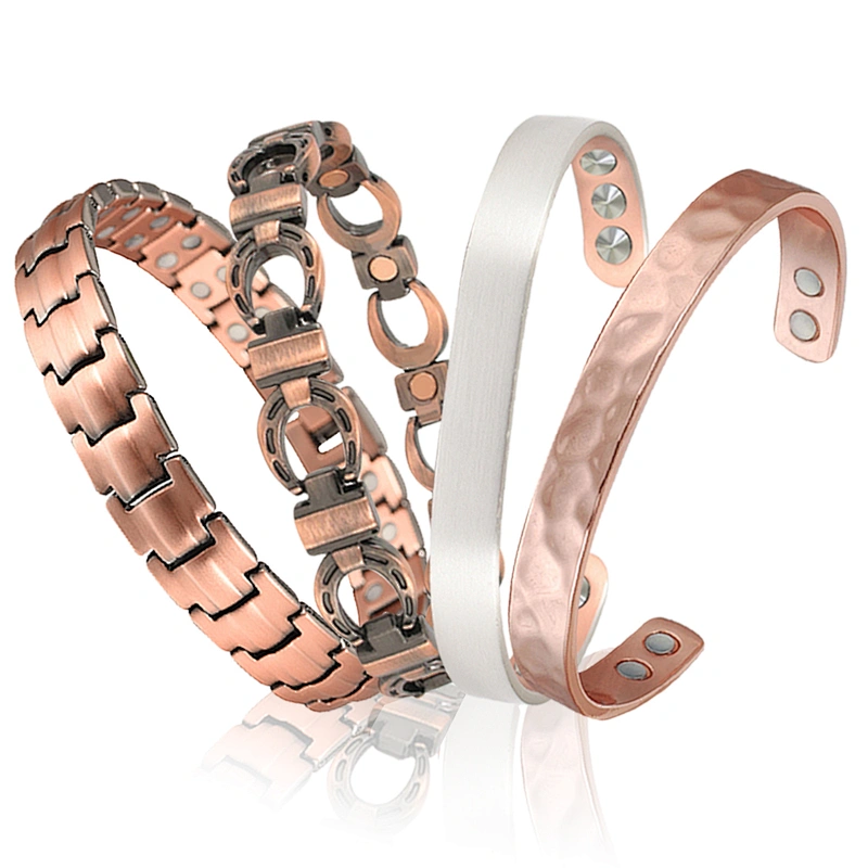 Wollet fashion jewelry wholesale magnetic copper bracelet
